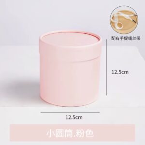 Cutie rotundă simplă mică PINK